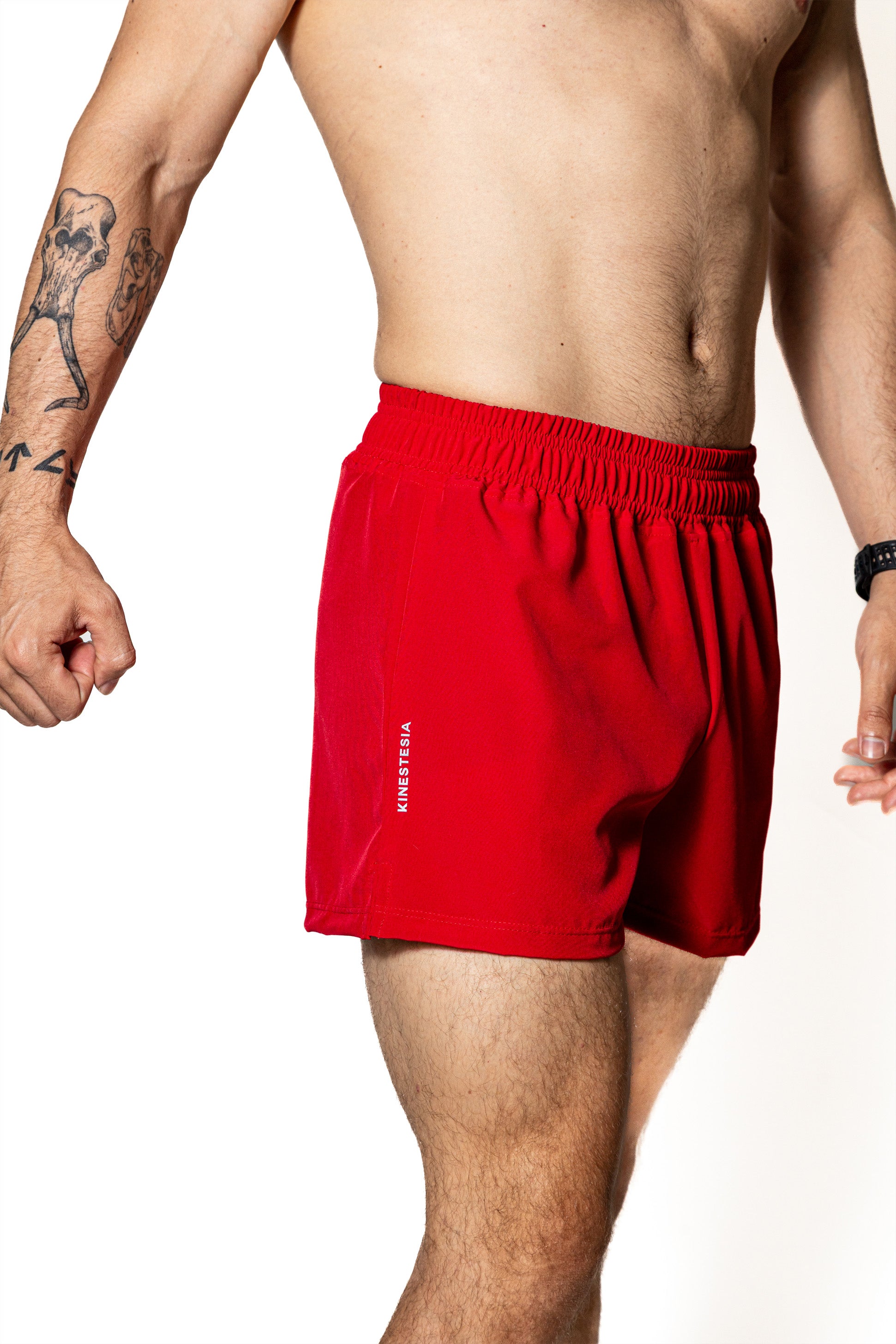 SHORT ROJO DE COMPETENCIA PARA HOMBRE Y MUJER