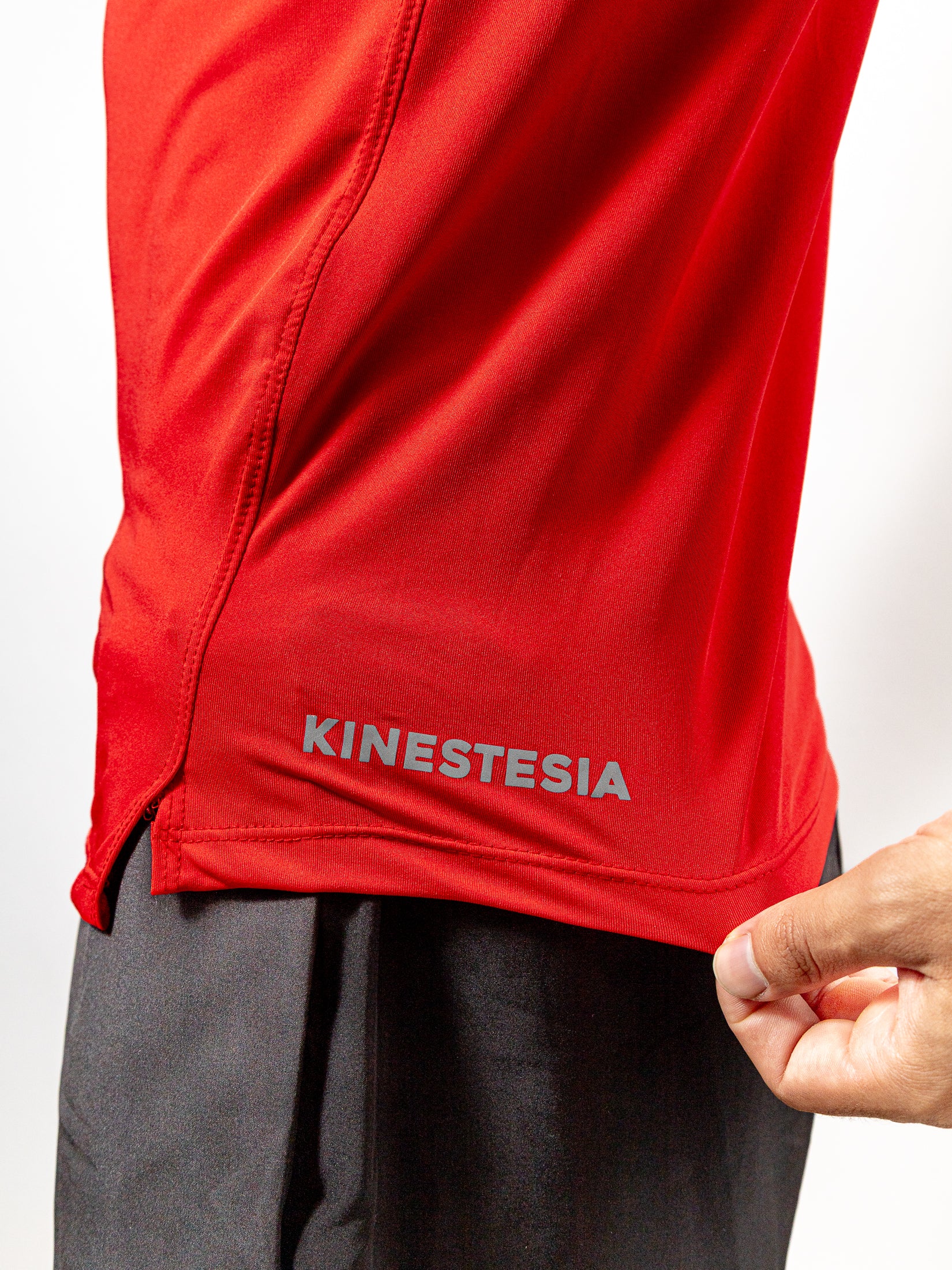 PLAYERA MANGA CORTA ROJA PARA HOMBRE KINESTESIA BASIC