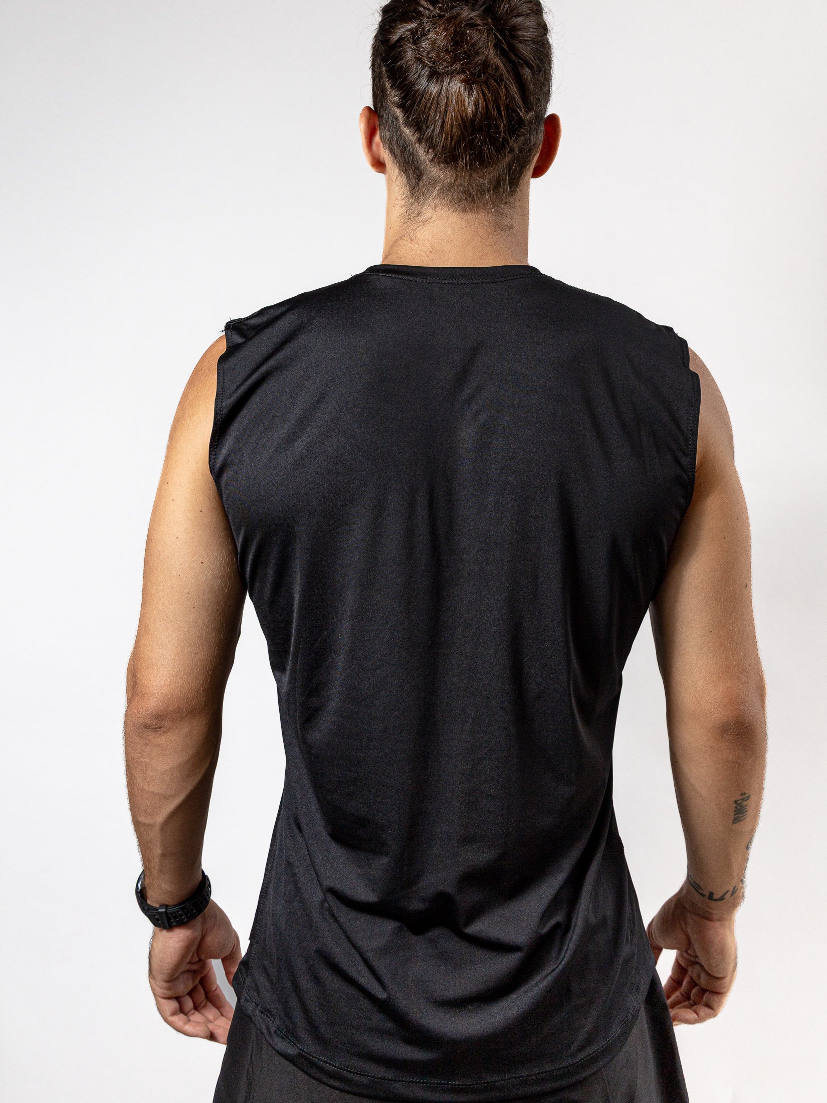 PLAYERA TANK NEGRA PARA HOMBRE KINESTESIA BASIC