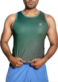 PLAYERA TANK HOMBRE SIN MANGAS VERDE BANDERA MILITAR DEGRADADO