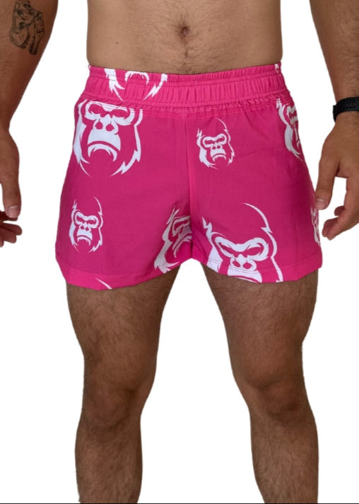 SHORT ROSA JUNGLE CON LICRA INTERNA PARA HOMBRE Y MUJER