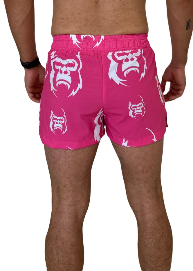 SHORT ROSA JUNGLE CON LICRA INTERNA PARA HOMBRE Y MUJER