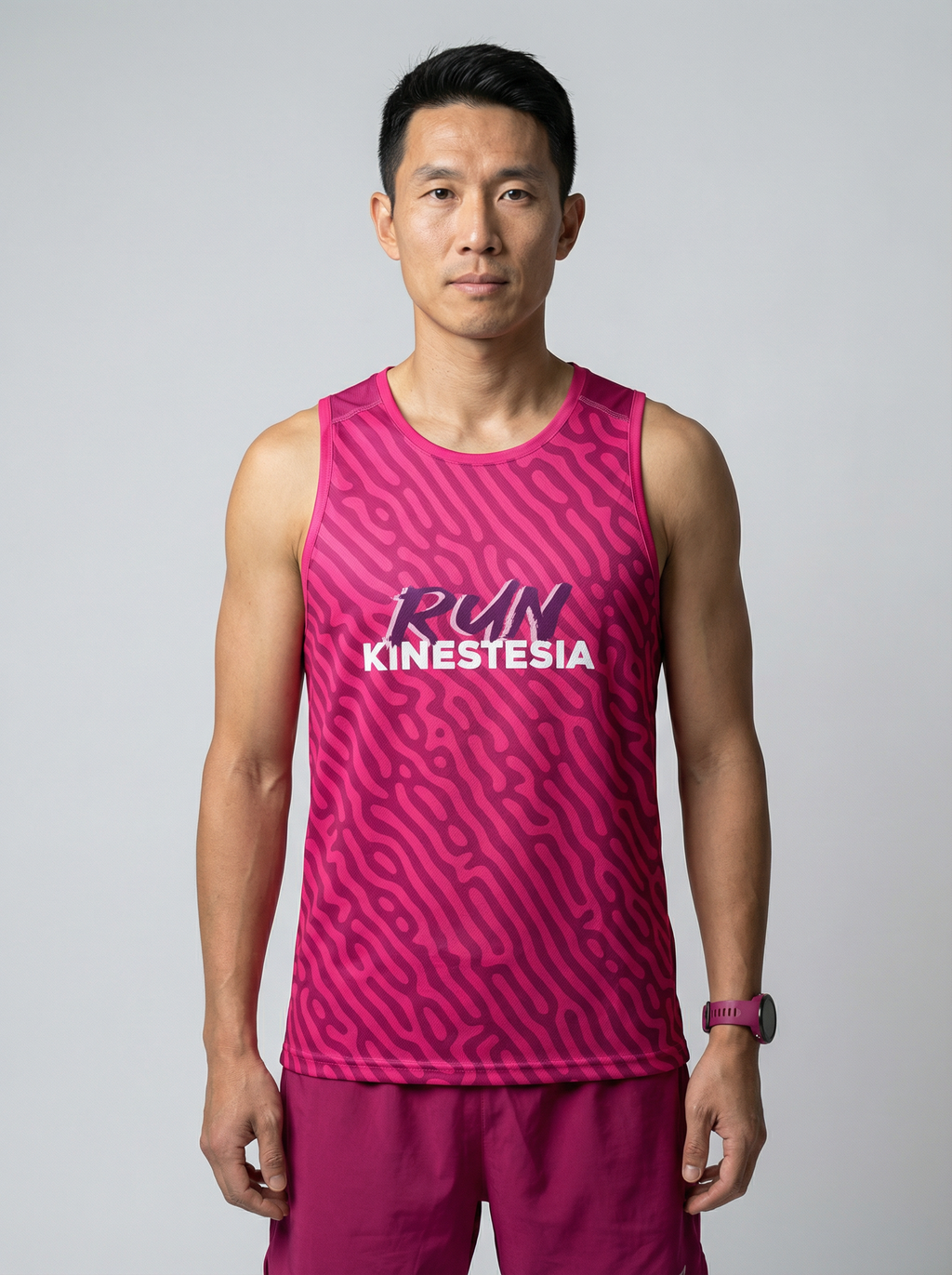 PLAYERA TANK HOMBRE SIN MANGAS ROSA MEXICANO ESTAMPADO