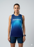 PLAYERA TANK MUJER SIN MANGAS AZUL MIXED DEGRADADO