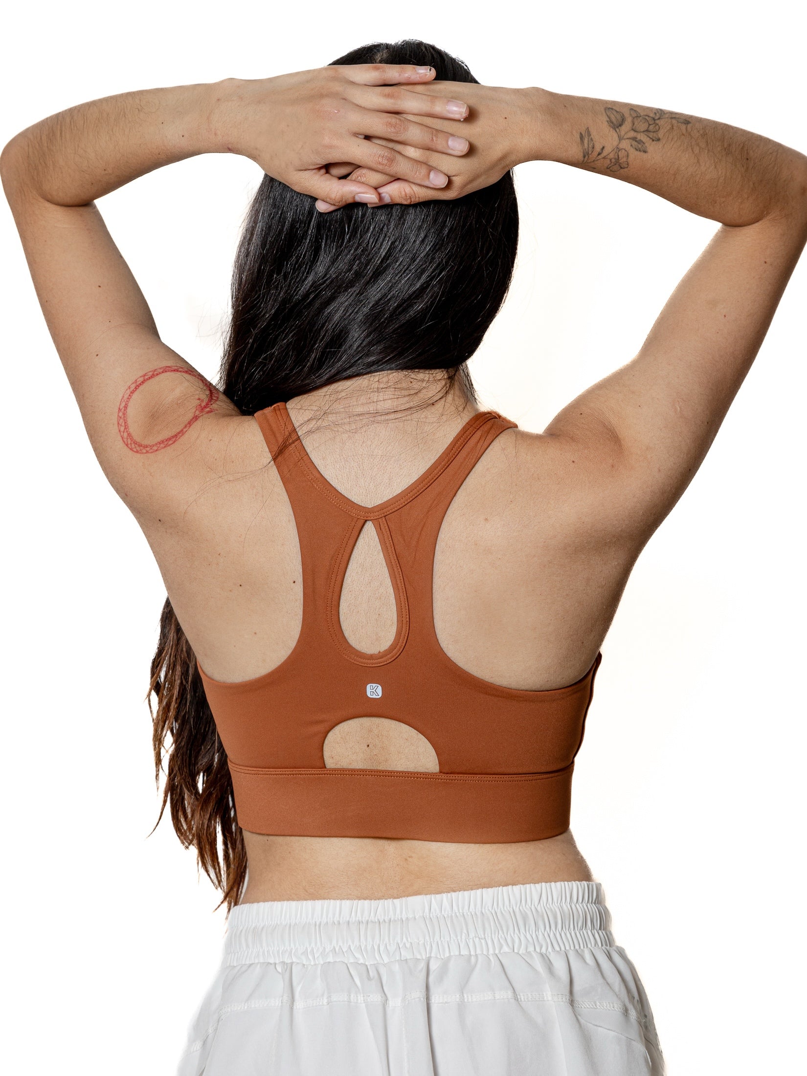 TOP TERRACOTA TIRANTE CRUZADO DE MUJER