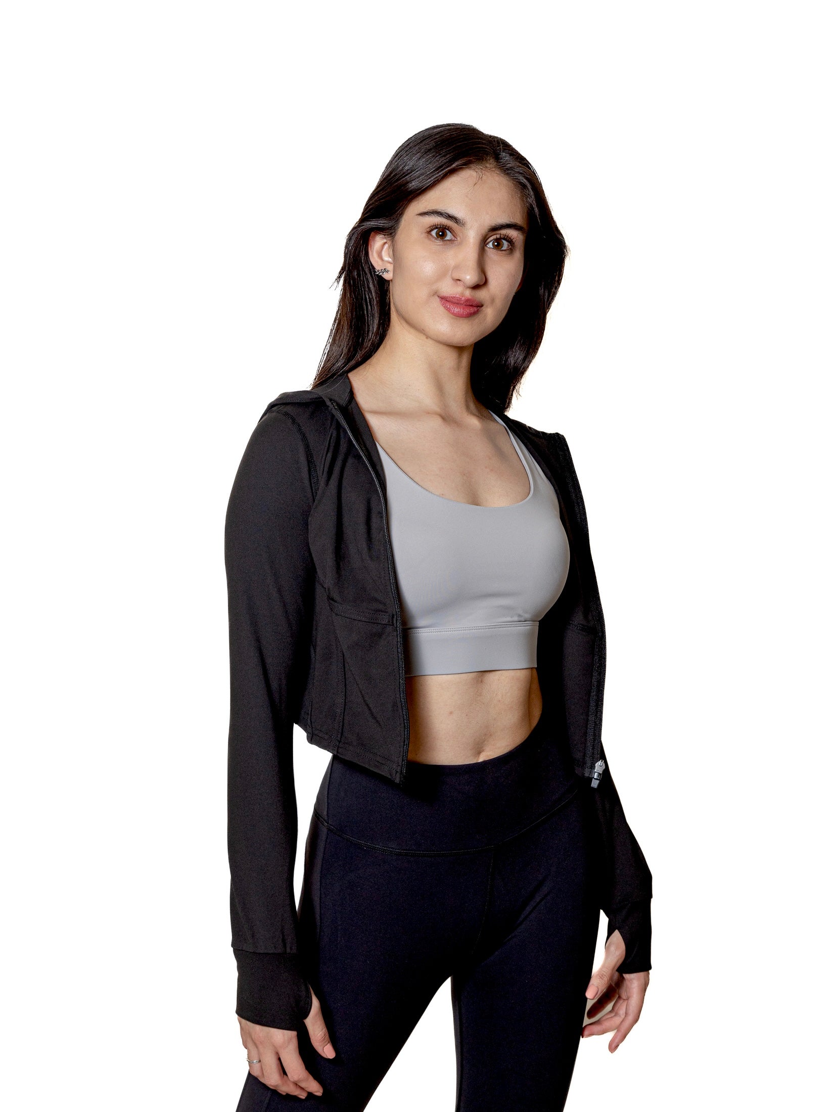 SET JACKET & LEGGINGS NEGRO DE MUJER