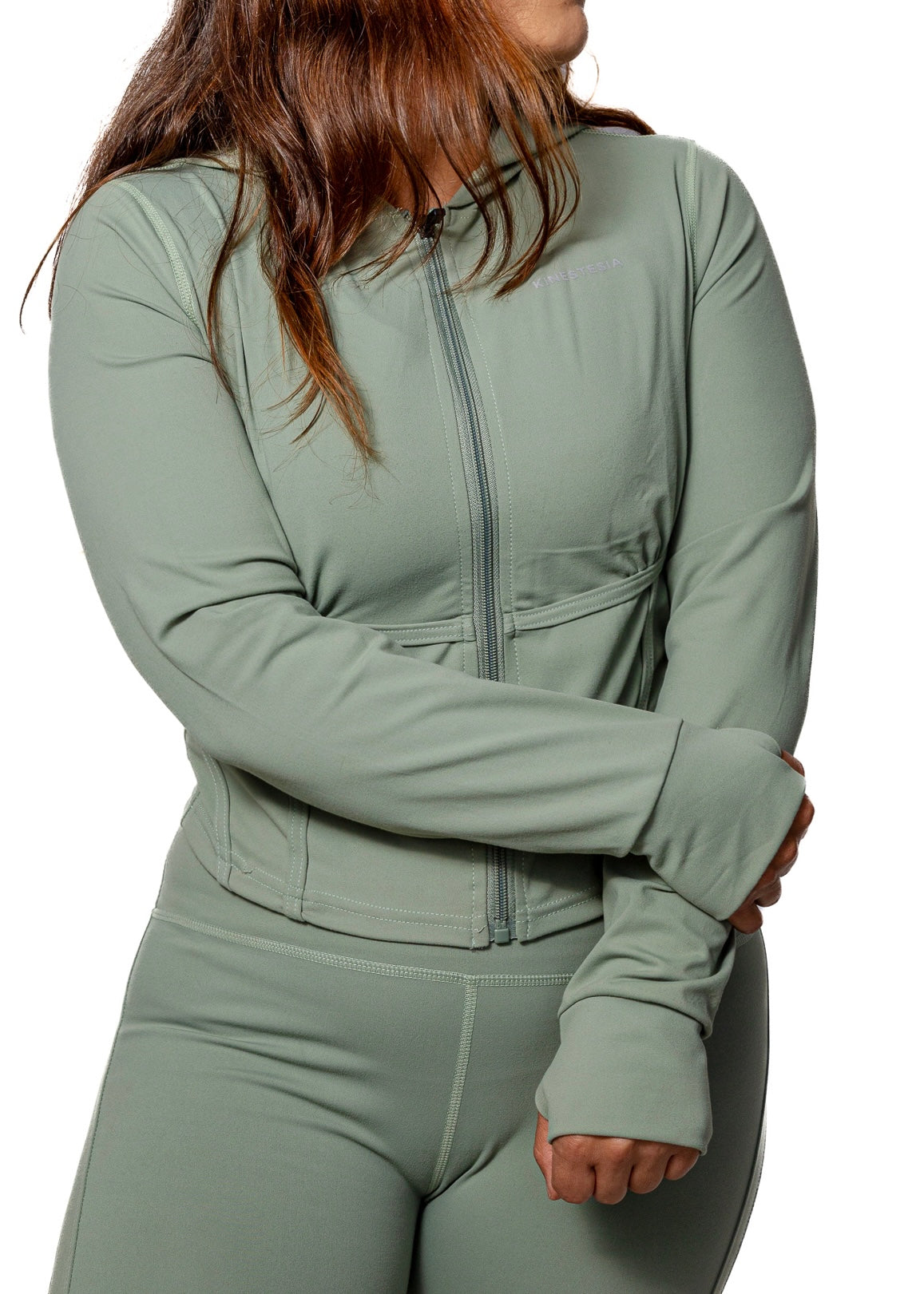 SET JACKET & LEGGINGS OLIVO DE MUJER