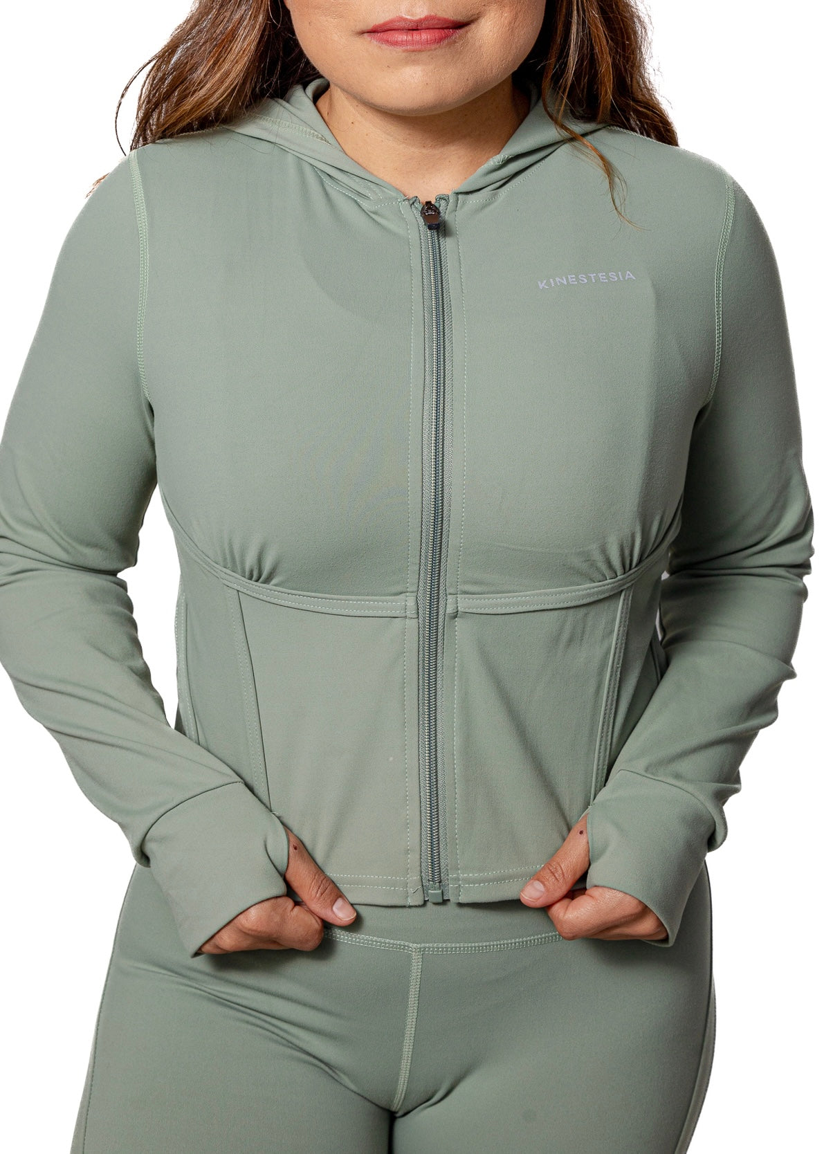 SET JACKET & LEGGINGS OLIVO DE MUJER