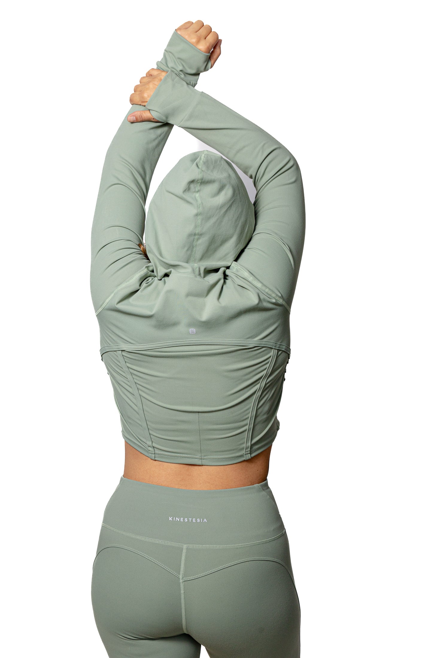 SET JACKET & LEGGINGS OLIVO DE MUJER