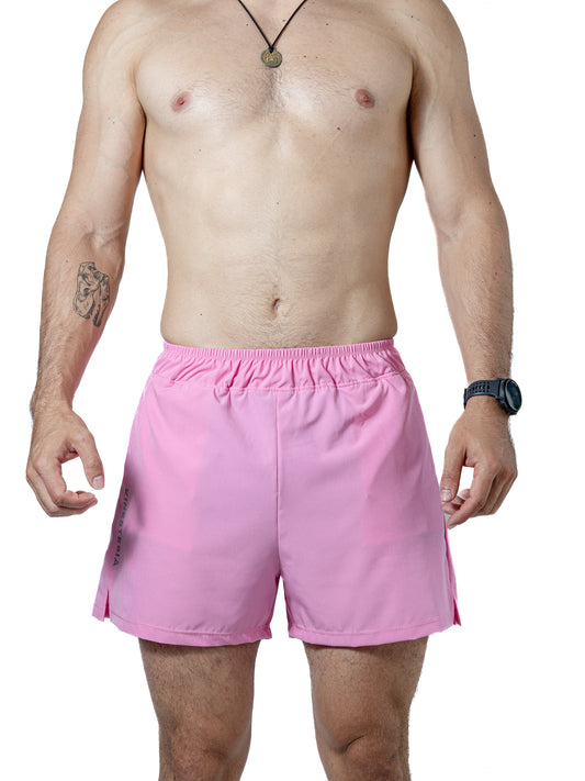 SHORT ROSA BABY CON LICRA INTERNA DE HOMBRE