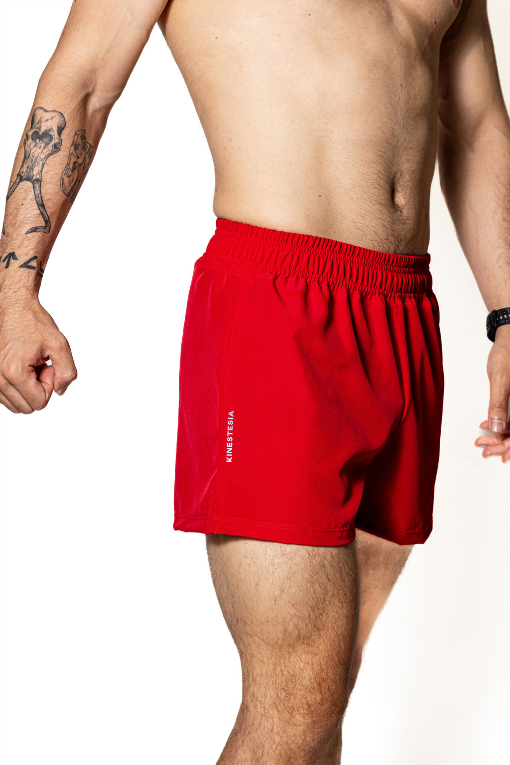 SHORT ROJO DE COMPETENCIA PARA HOMBRE Y MUJER
