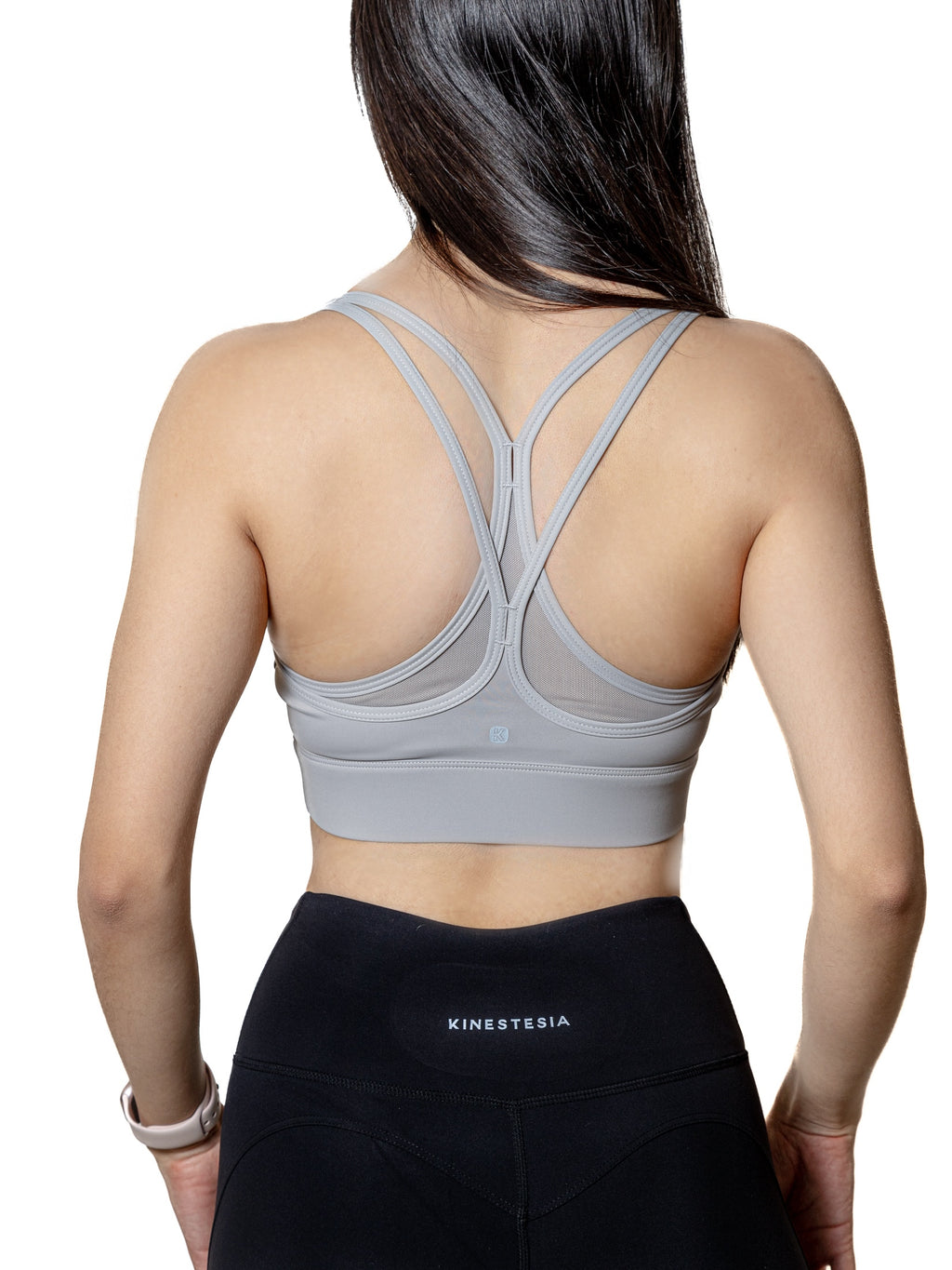 TOP GRIS TIRANTE EN CRUZ DE MUJER