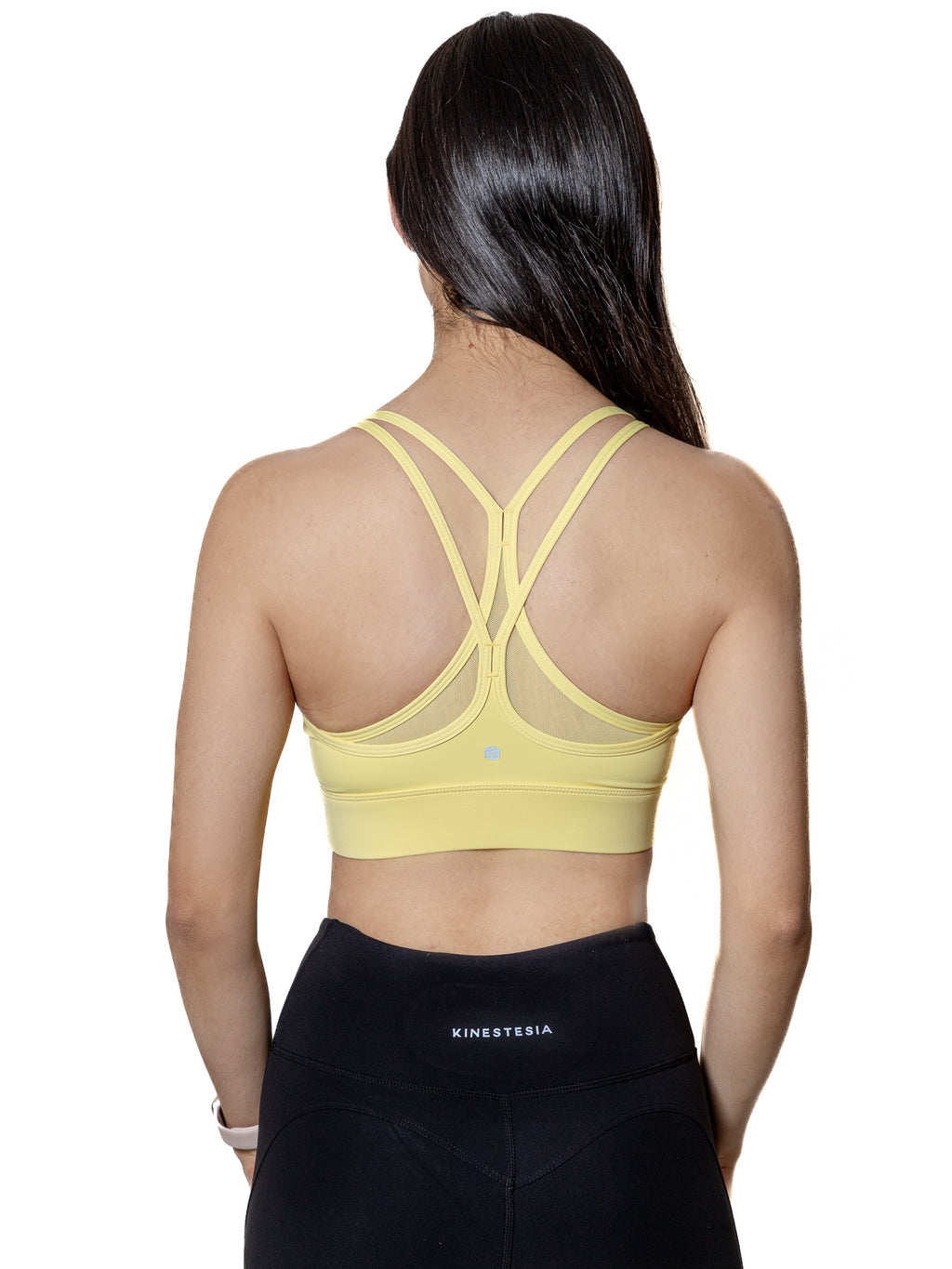 TOP AMARILLO CANARIO TIRANTE CRUZADO DE MUJER