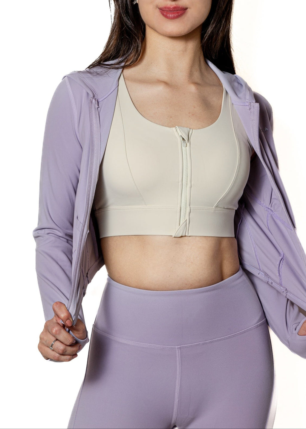 SET JACKET & LEGGINGS LILA DE MUJER