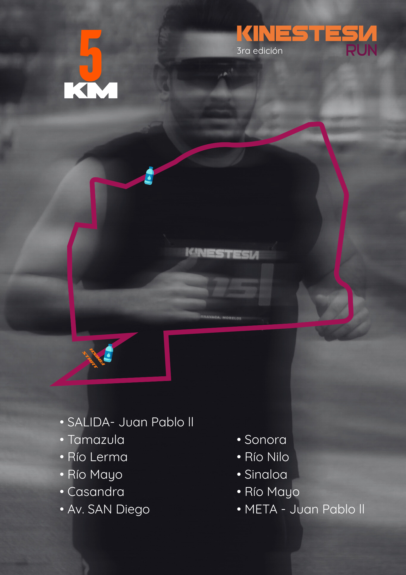 Compra prenda deportiva BOLETO CARRERA 5K- FASE 2 | Kinestesia — Moda deportiva.