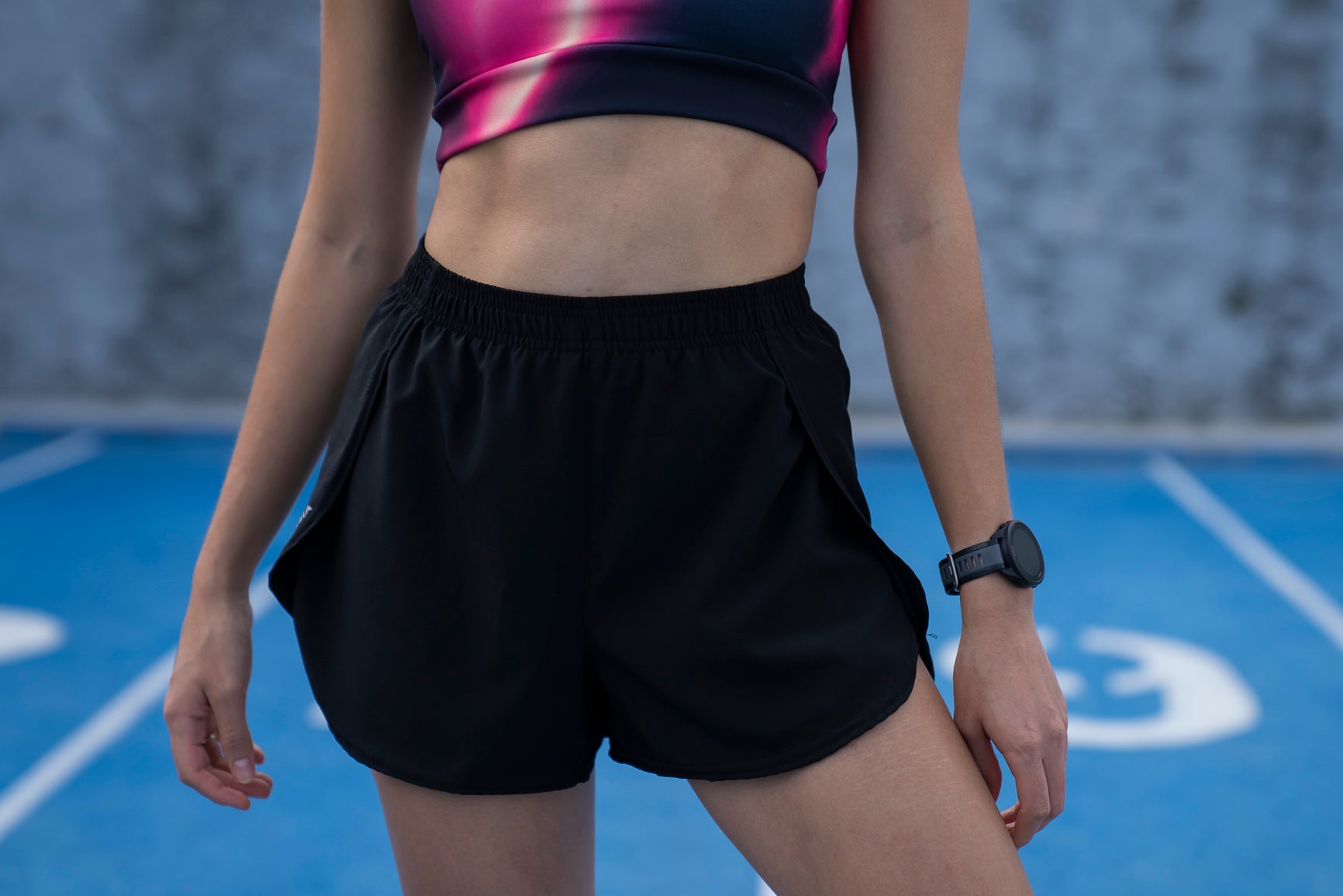 SHORT DEPORTIVO COMPETENCIA MUJER NEGRO