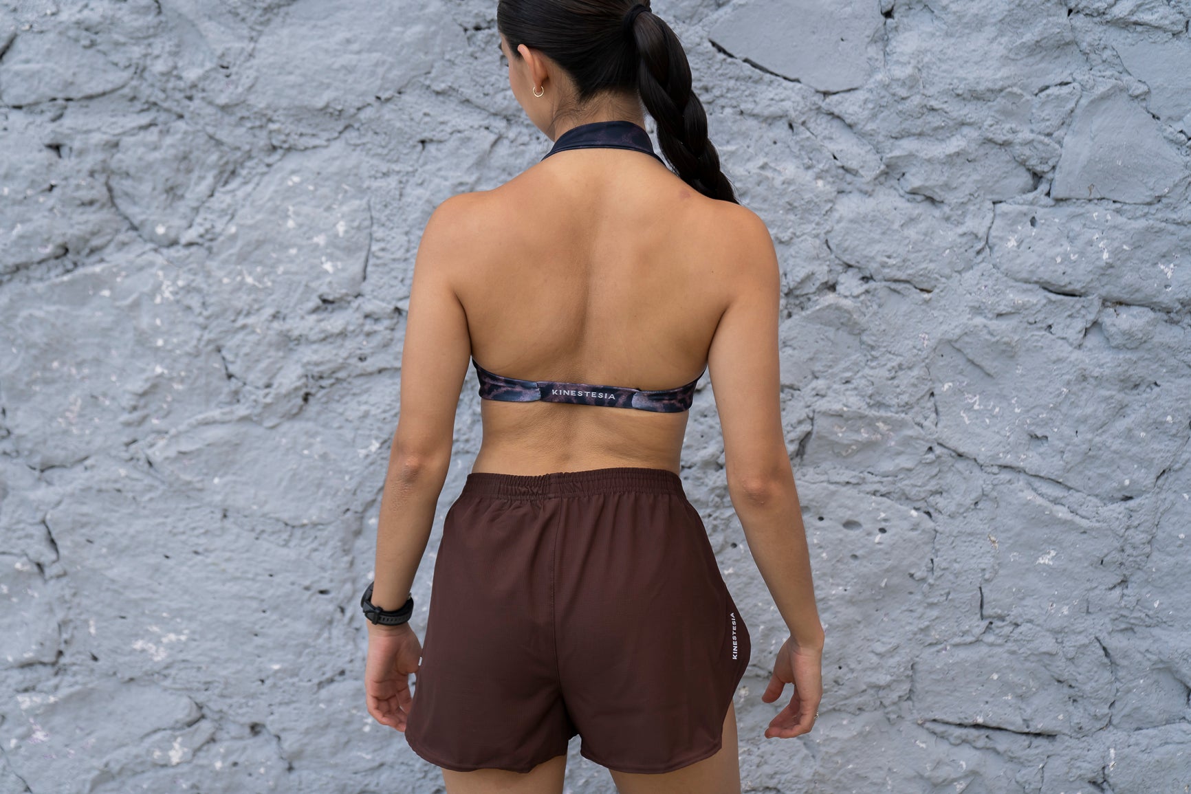 RUNNING SHORT unisex MARRÓN