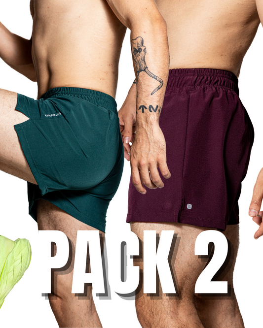 PACK X2 - SHORT DE COMPETENCIA PARA HOMBRE Y MUJER (339 C/U)