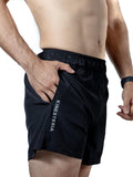 SHORT NEGRO CON LICRA INTERNA PARA HOMBRE