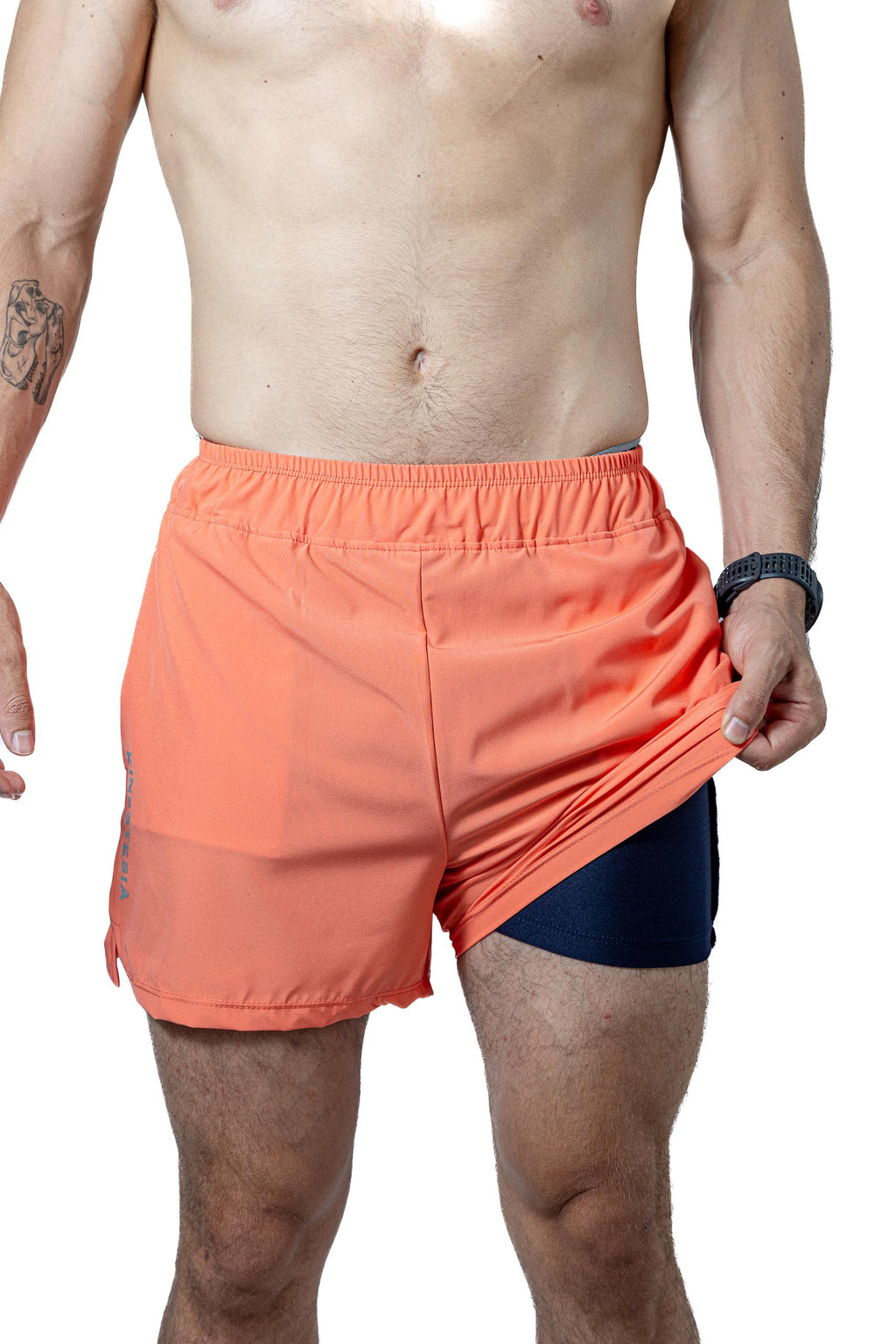 SHORT DURAZNO CON LICRA INTERNA DE HOMBRE