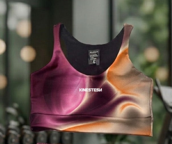 TOP DEPORTIVO MUJER FUCSIA NARANJA MARRON DEGRADADO
