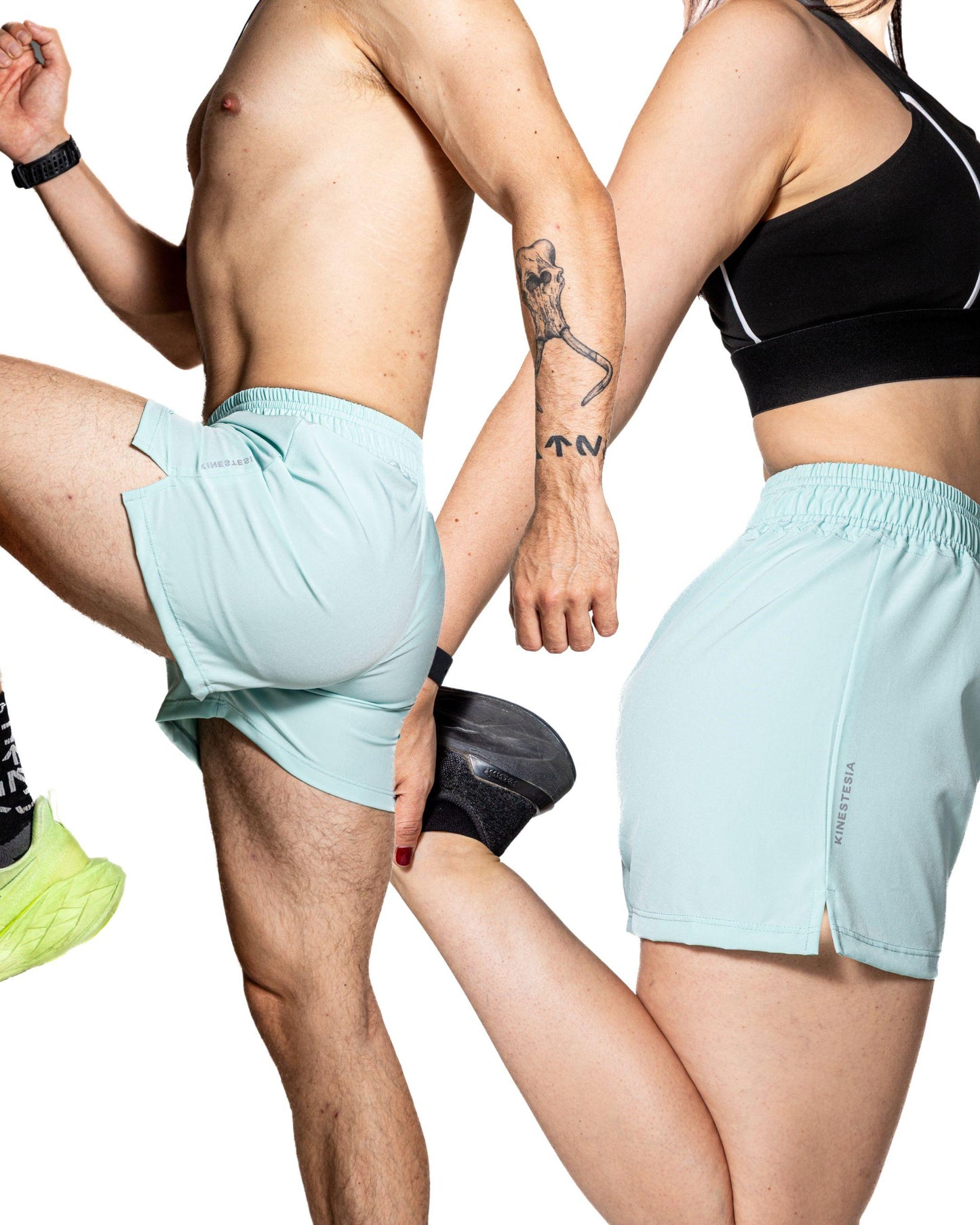 SHORT VERDE PISTACHE DE COMPETENCIA PARA HOMBRE Y MUJER