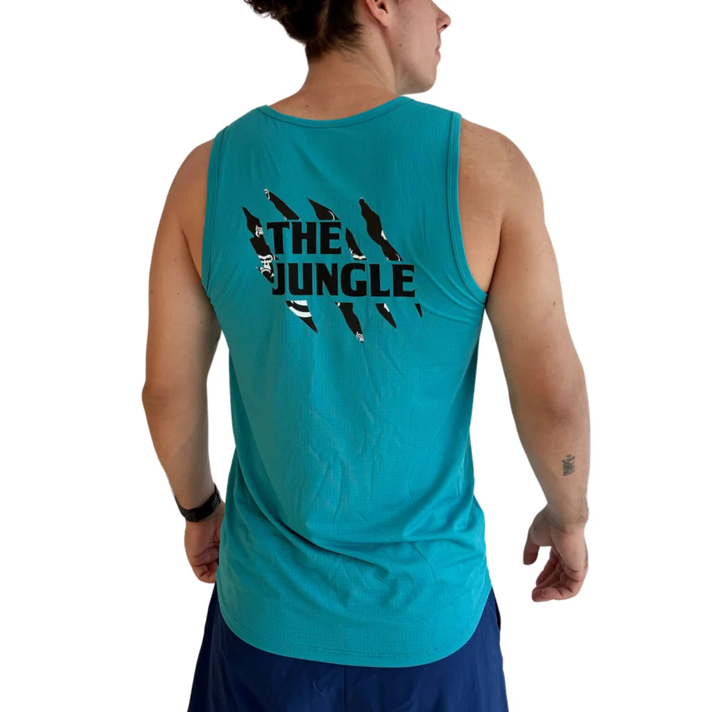 PLAYERA TANK SIN MANGAS AZUL OCEAN PARA HOMBRE