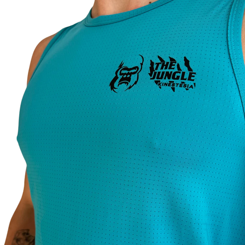 PLAYERA TANK SIN MANGAS AZUL OCEAN PARA HOMBRE