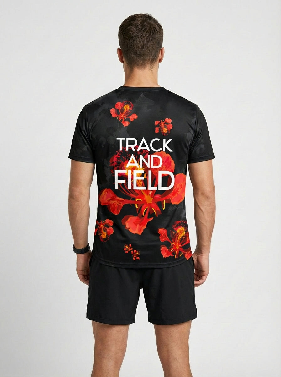 PLAYERA MANGA CORTA KINESTESIA RUN 2.0 · BLACK EDITION