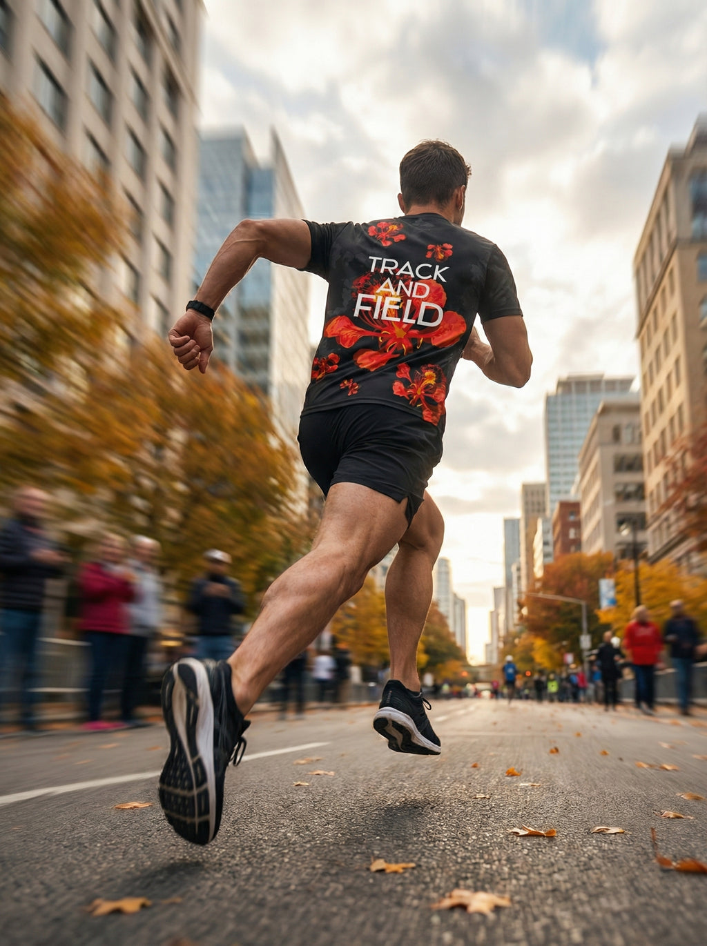 PLAYERA MANGA CORTA KINESTESIA RUN 2.0 · BLACK EDITION