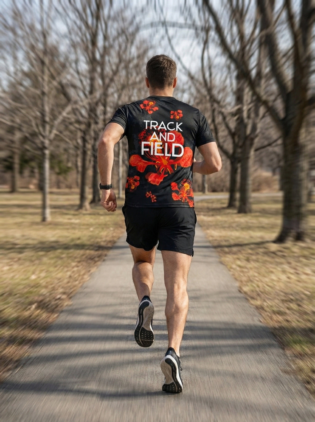 PLAYERA MANGA CORTA KINESTESIA RUN 2.0 · BLACK EDITION