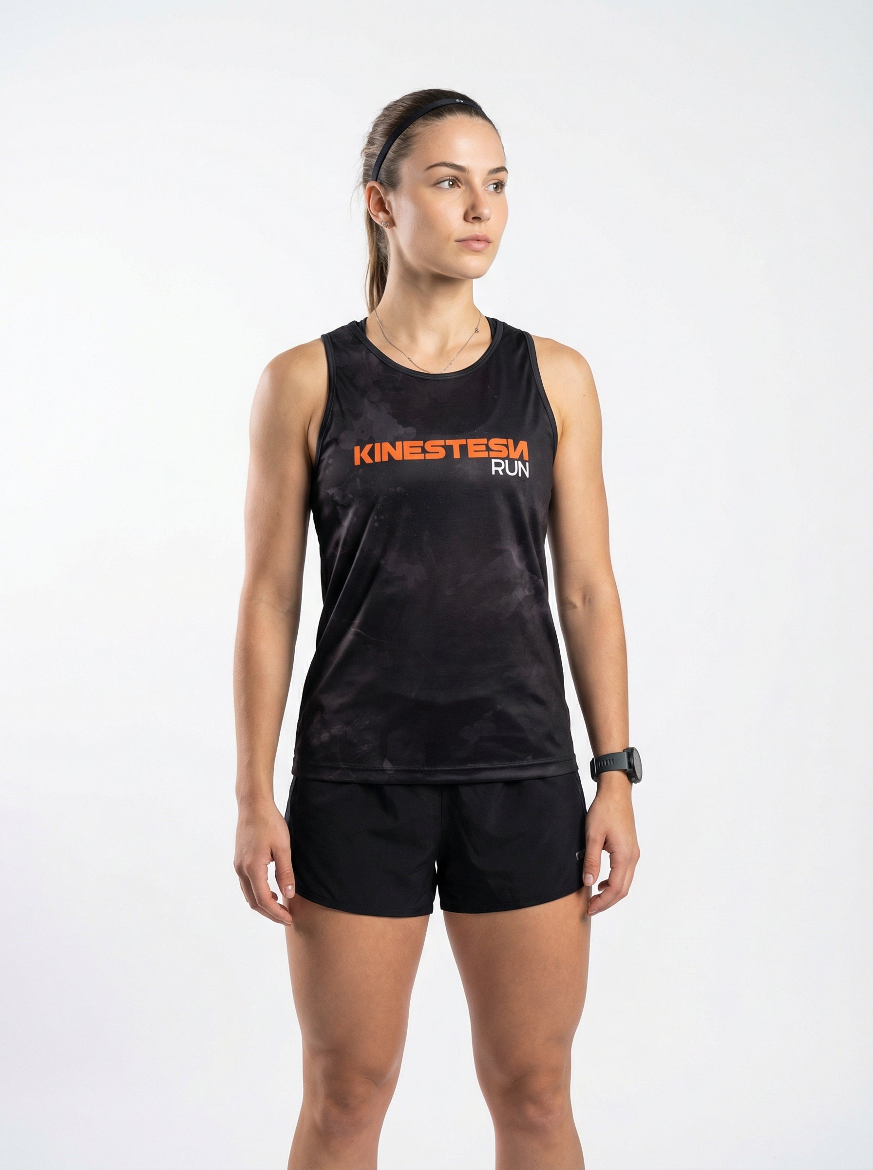 PLAYERA TANK KINESTESIA RUN 2.0 · BLACK EDITION