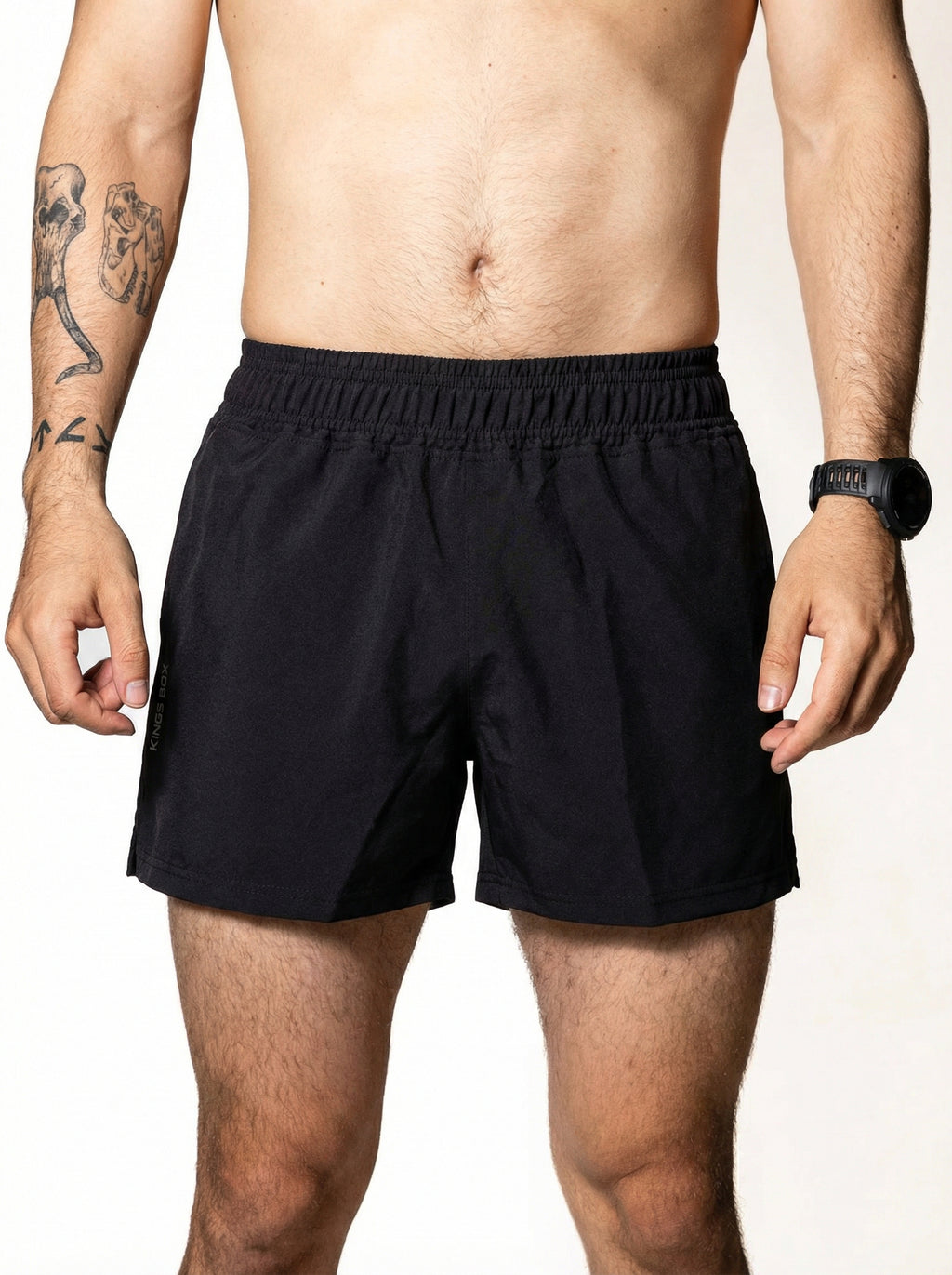 SHORT NEGRO DE COMPETENCIA PARA HOMBRE