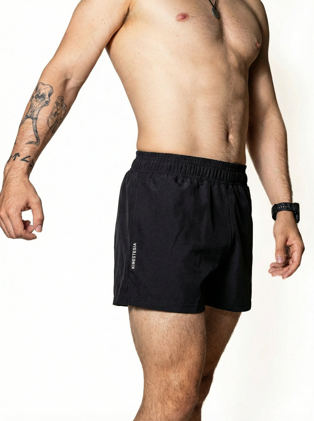 SHORT NEGRO DE COMPETENCIA PARA HOMBRE