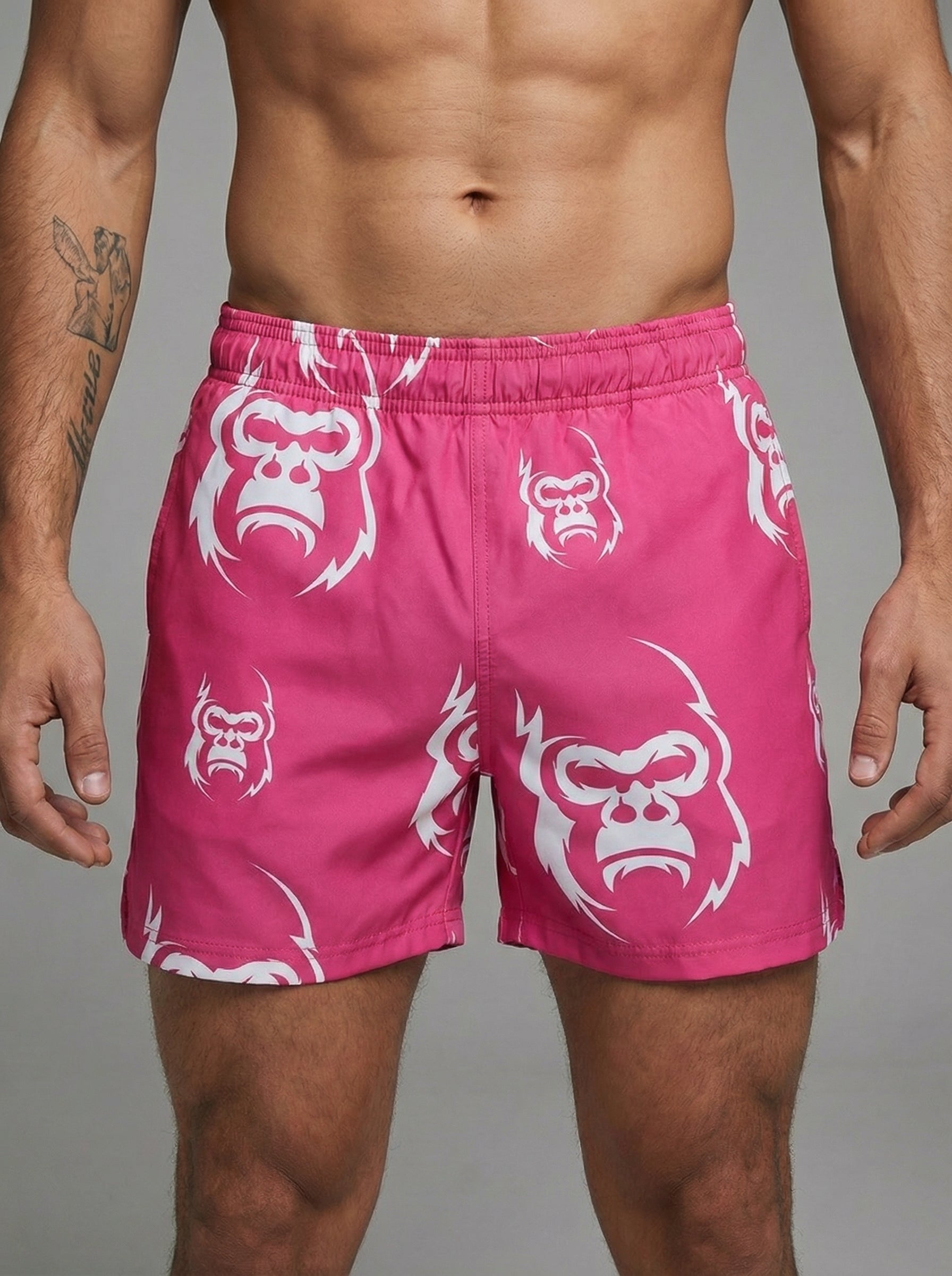 SHORT ROSA JUNGLE CON LICRA INTERNA PARA HOMBRE
