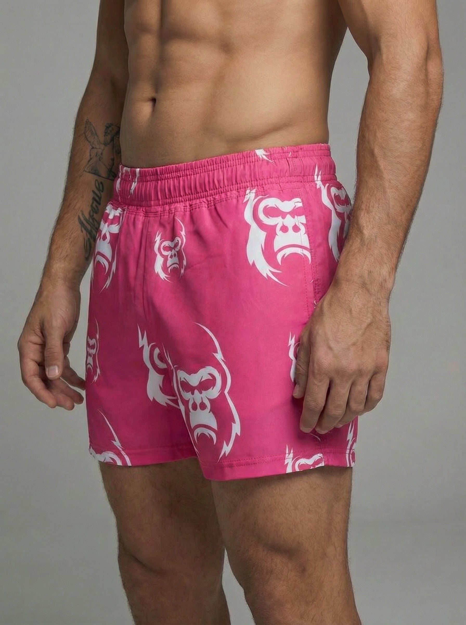 SHORT ROSA JUNGLE CON LICRA INTERNA PARA HOMBRE