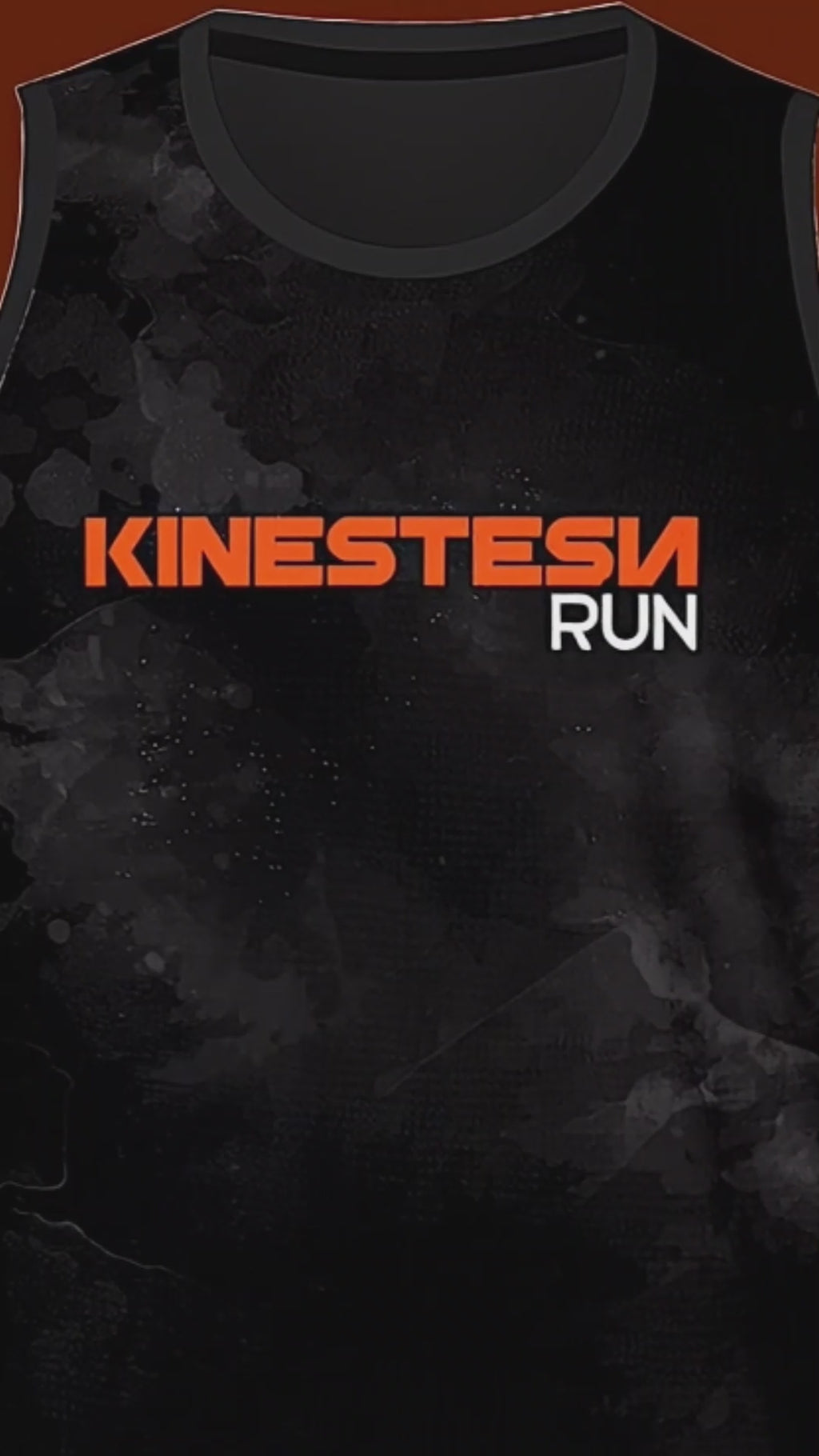 PLAYERA TANK KINESTESIA RUN 2.0 · BLACK EDITION