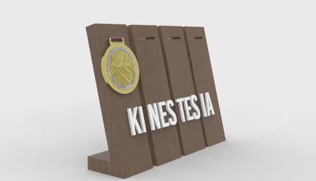 TÓTEMS MEDALLERO SERIAL DE CARRERAS KINESTESIA RUN 🏅