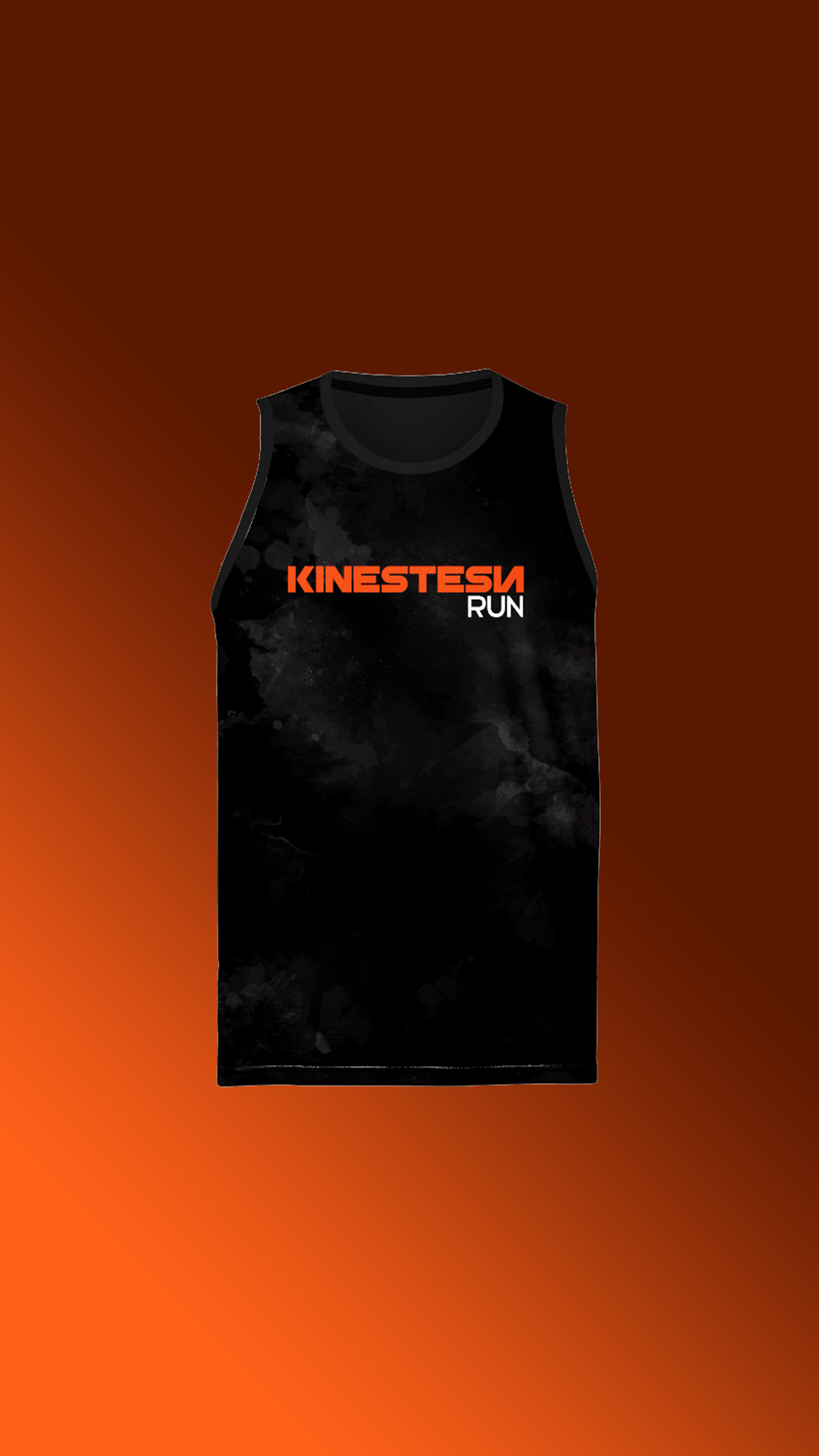 PLAYERA TANK KINESTESIA RUN 2.0 · BLACK EDITION